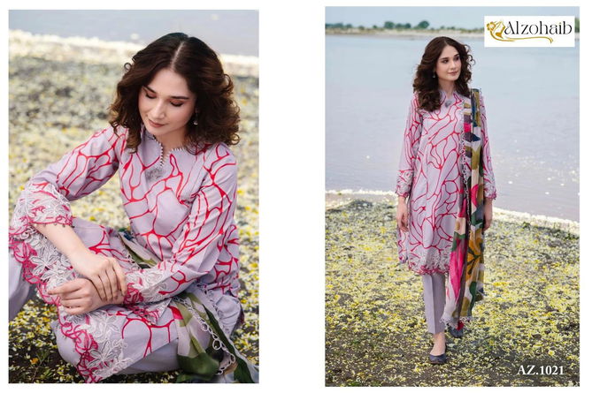 M Basic By Alzohaib Cotton Pakistani Suits Wholesale Price In Surat
